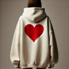 Valentine’s Hoodie - Destiny Red with Matching Matte Lipstick