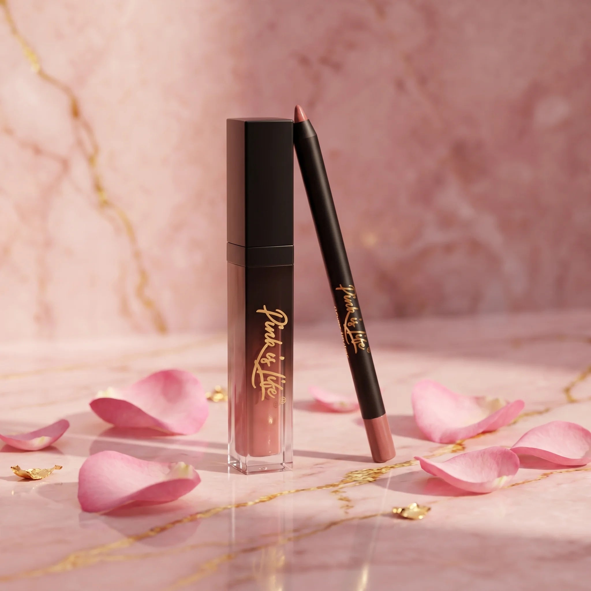 Bare Me Sis Lip Duo-Nude color liquid lips (Vegan)