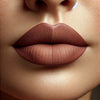 Soft brown lipstick