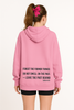 Faith In Every Thread Pink Is Life Hoodie | Bible Verse