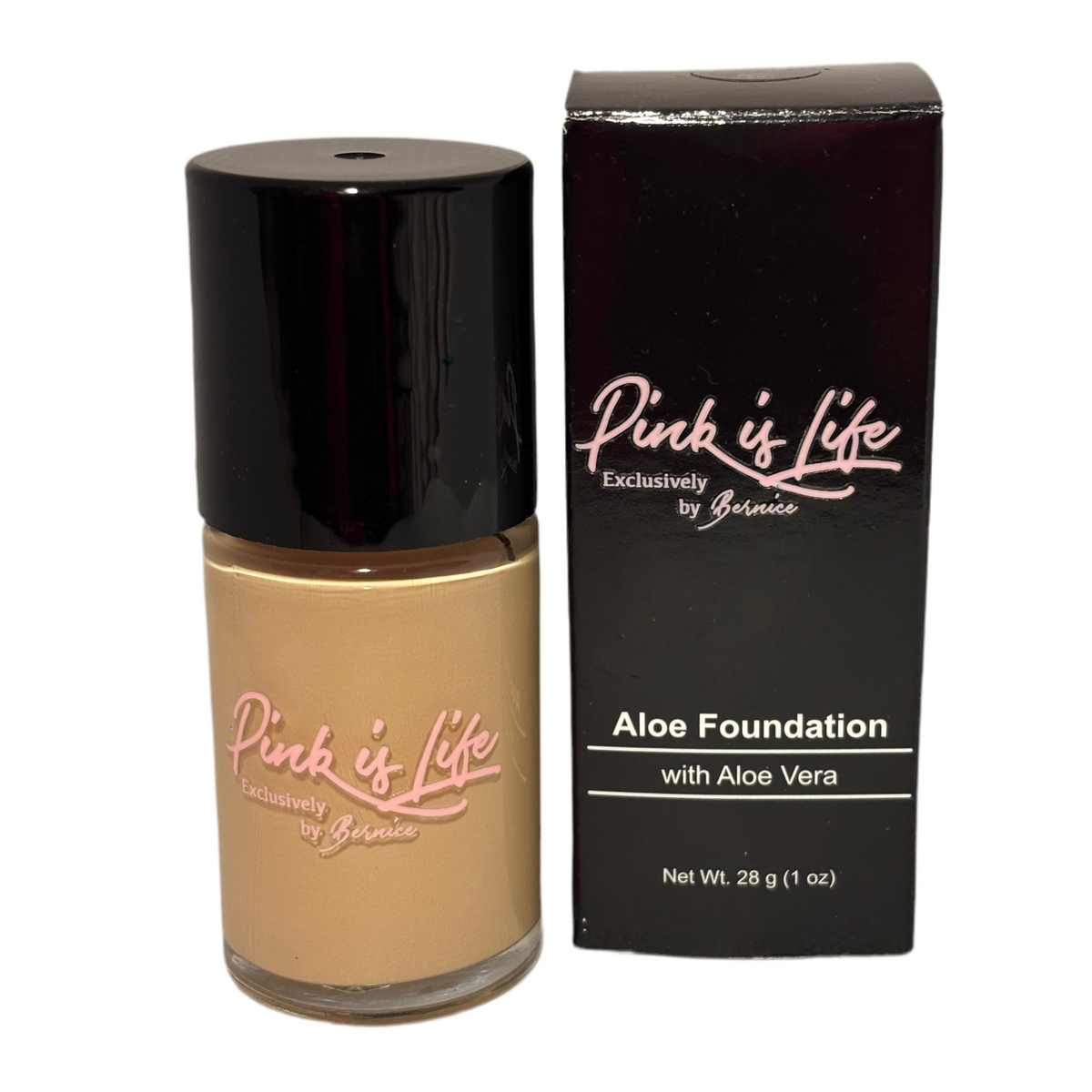Pink Is Life Aloe Foundation