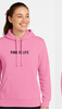 Faith In Every Thread Pink Is Life Hoodie | Bible Verse