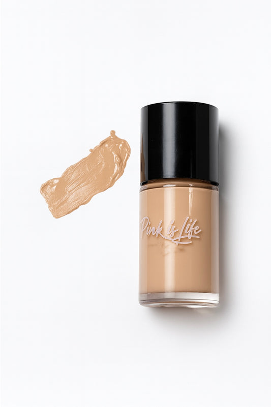 Pink is Life Full Coverage Liquid Foundation – Long Lasting Matte Finish Makeup