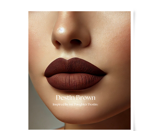 Destin Brown Chocolate Creamy Lipstick-backordered until Feb 28