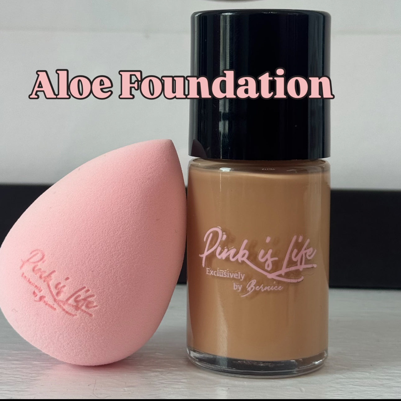 Pink Is Life Aloe Foundation