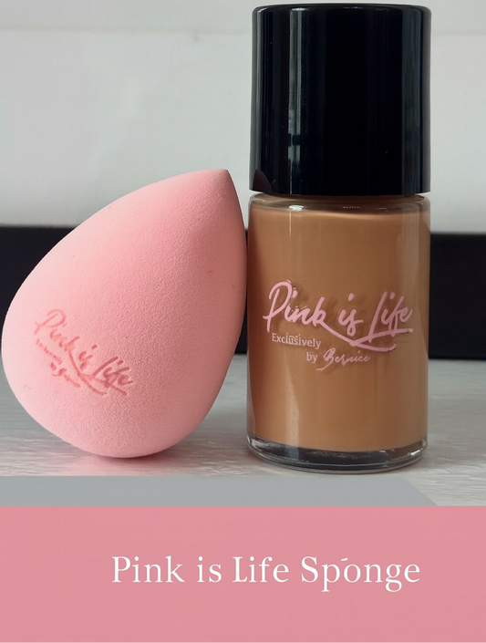 Pink Is Life Beauty – Flawless Makeup Sponge for Smooth, Airbrushed Finish