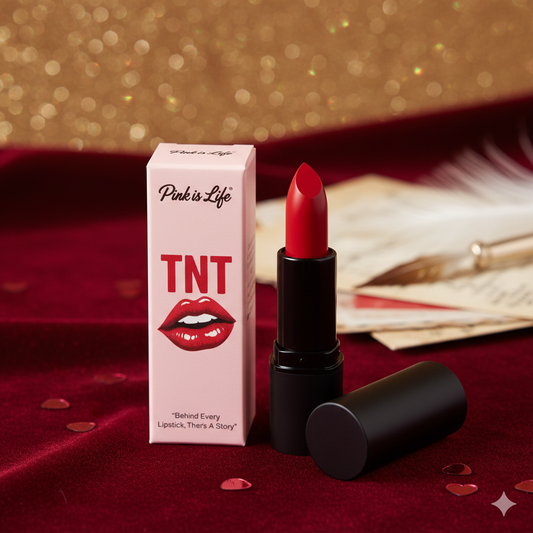 Taylor Swift Inspired Red: Pink is Life TNT Matte Lipstick for a Bold Look