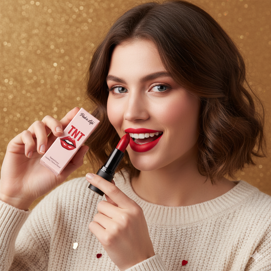 Taylor Swift Inspired Red: Pink is Life TNT Matte Lipstick for a Bold Look