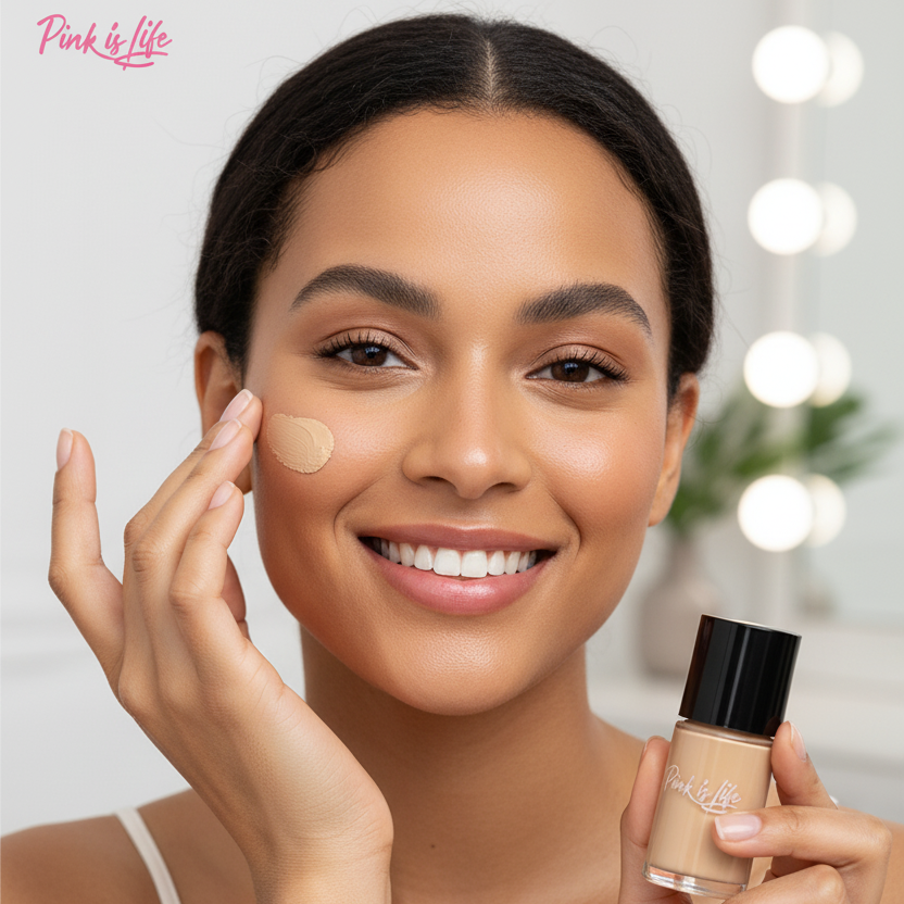 Pink Is Life Aloe Foundation