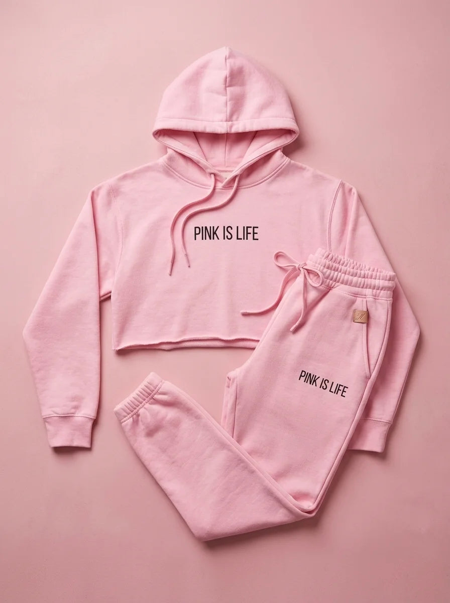 Pink Is Life Sweat Suit