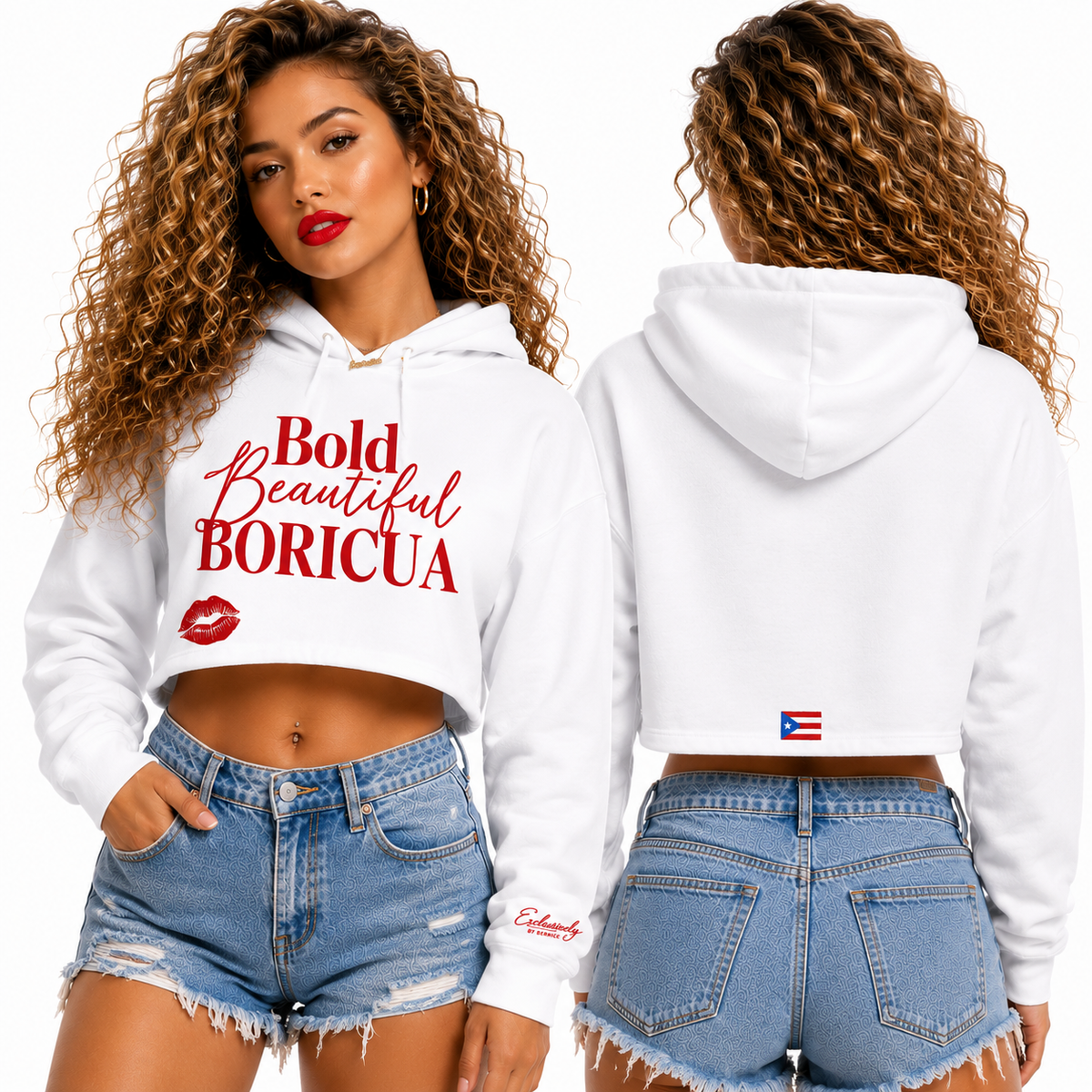 Puerto Rican Bori Red Hoodie Bundle