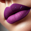 Lápiz labial líquido mate vegano de color morado Narcissist