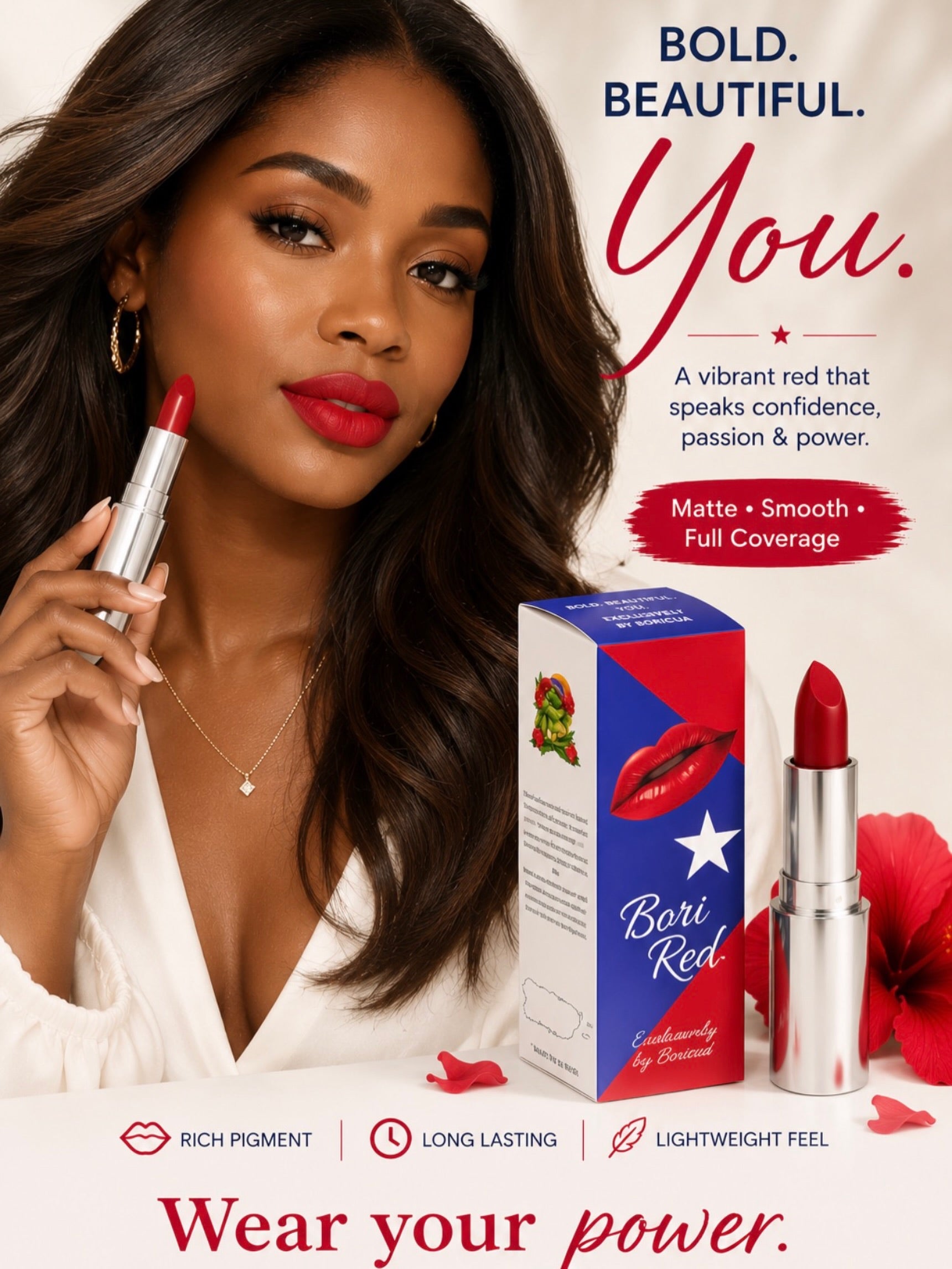 BORI RED LIPSTICK