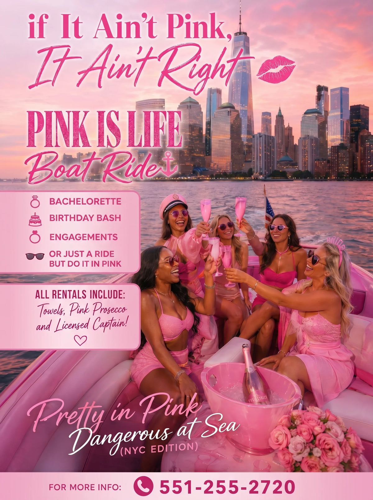 Pretty in Pink , Dangerous at Sea