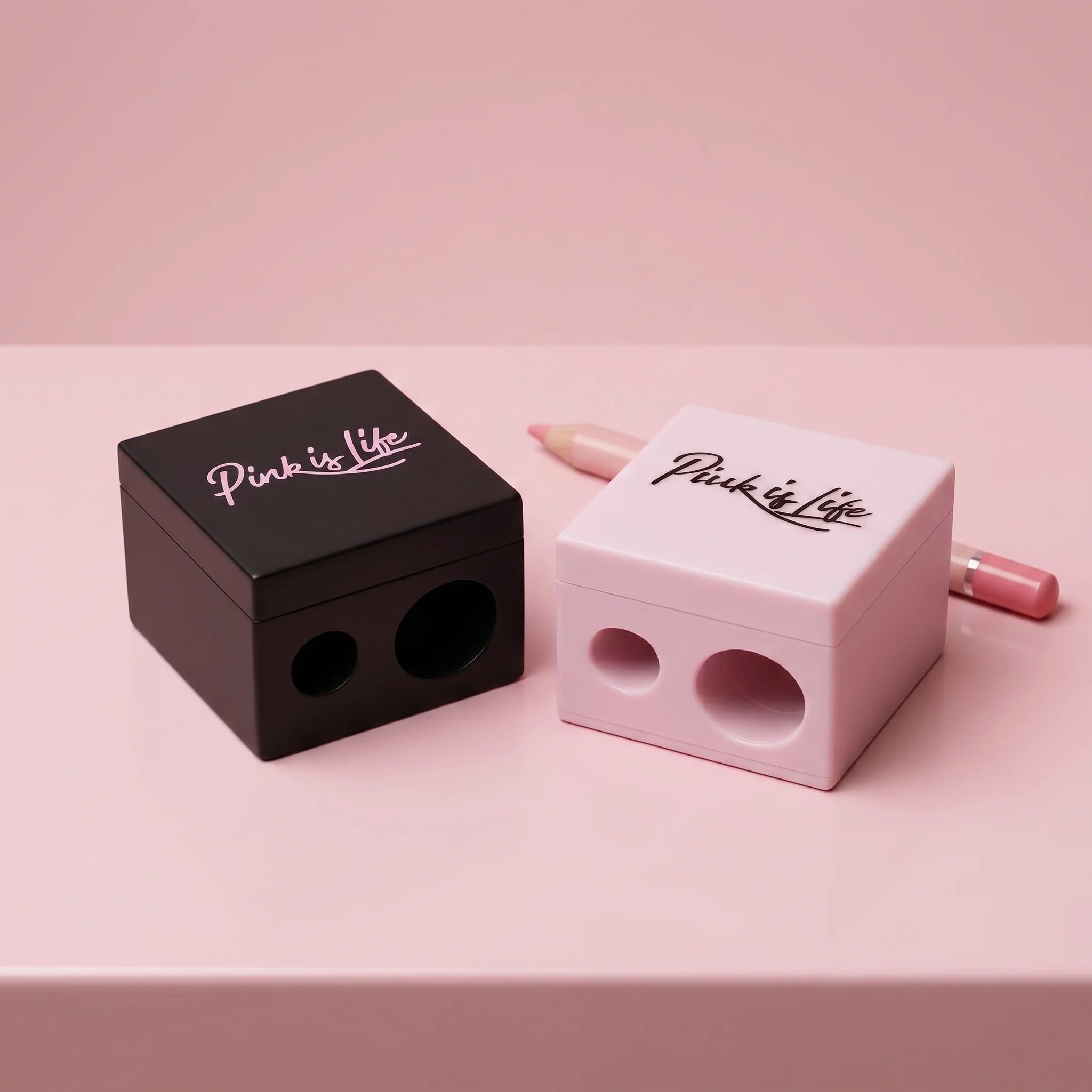 Pink Is Life Beauty Sharpner - stay sharp , say beautiful