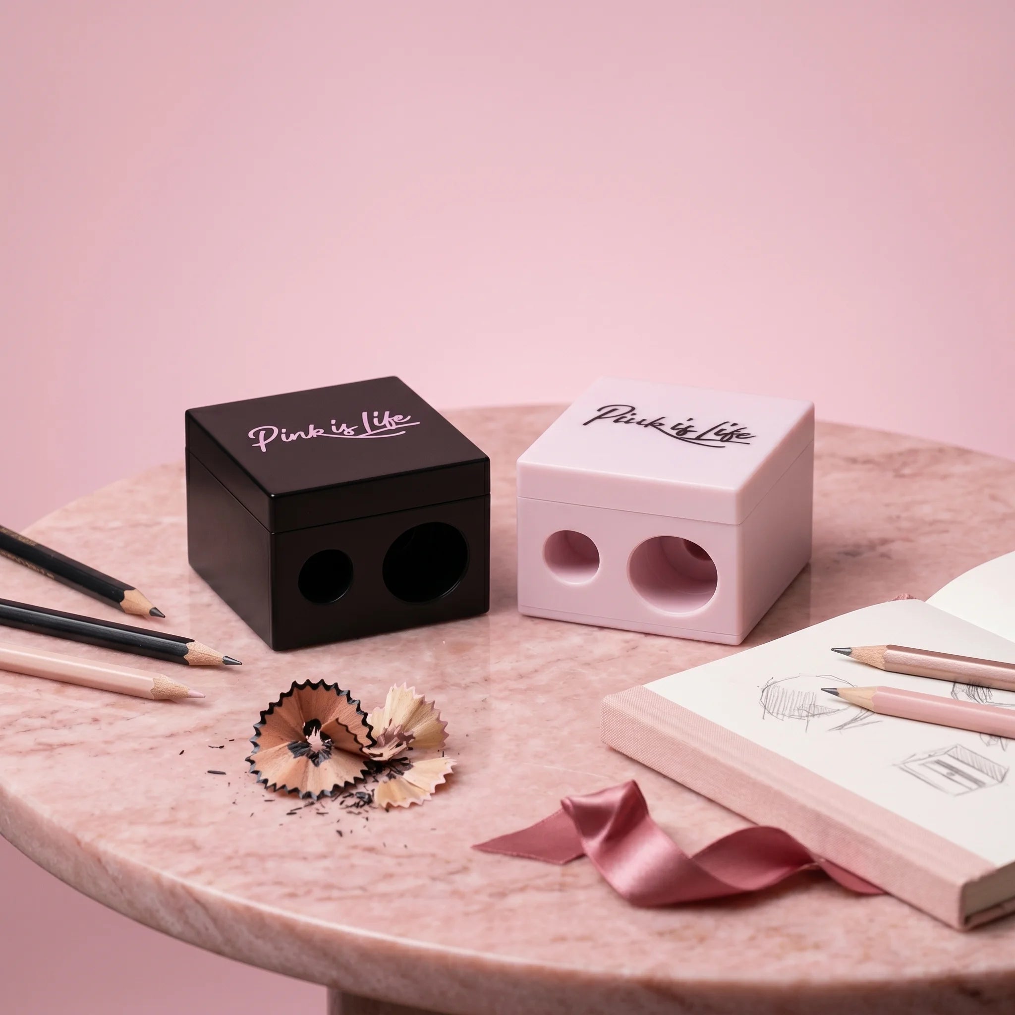 Pink Is Life Beauty Sharpner - stay sharp , say beautiful