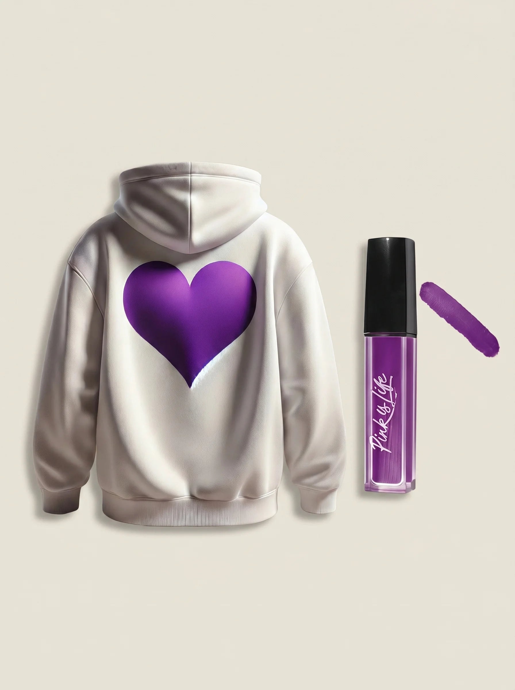 Valentine's Purple Hoodie & Beauty Limited Edition Bundle