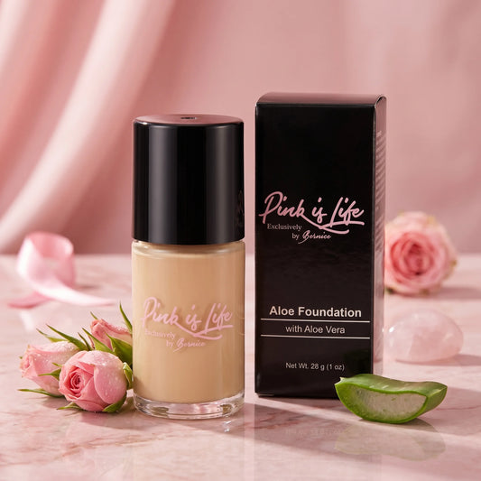 Pink Is Life Aloe Foundation