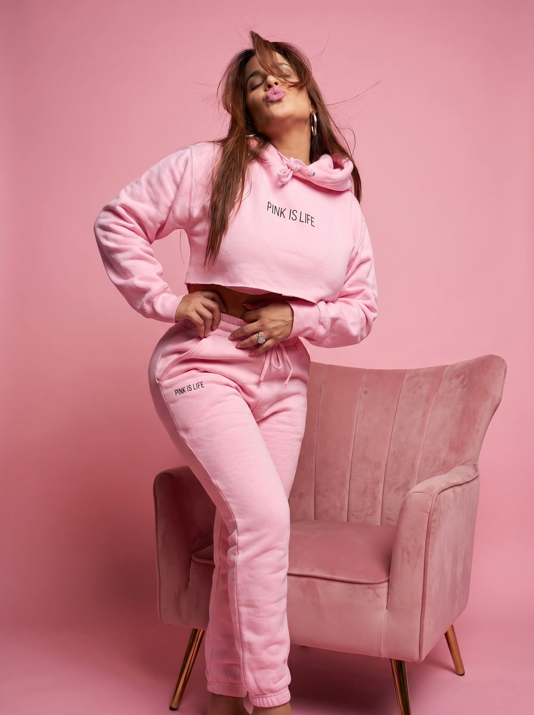 Pink Is Life Sweat Suit