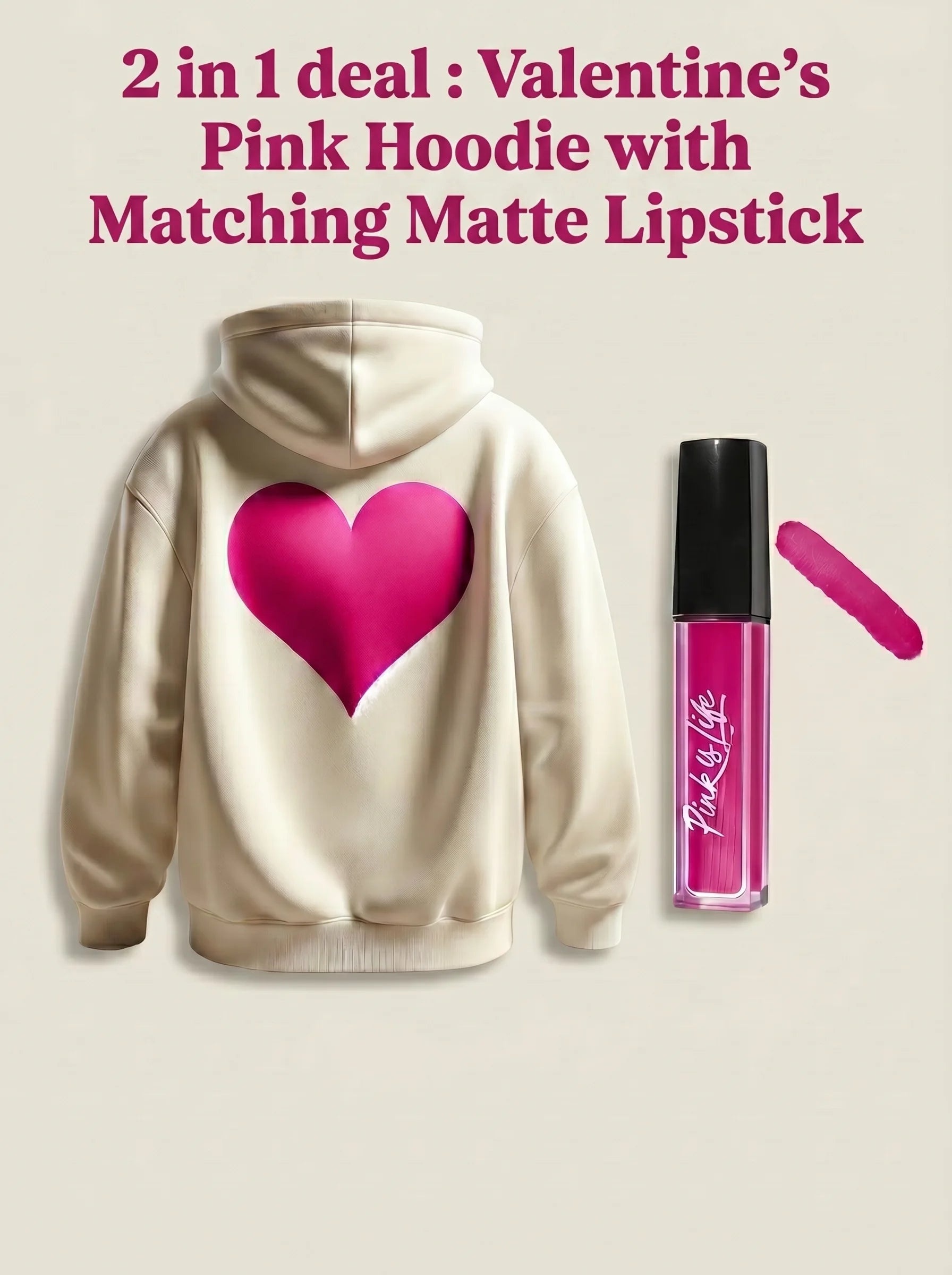 Valentine's Pink About It Duo